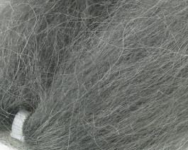 Lincoln Sheep Hair, Gray